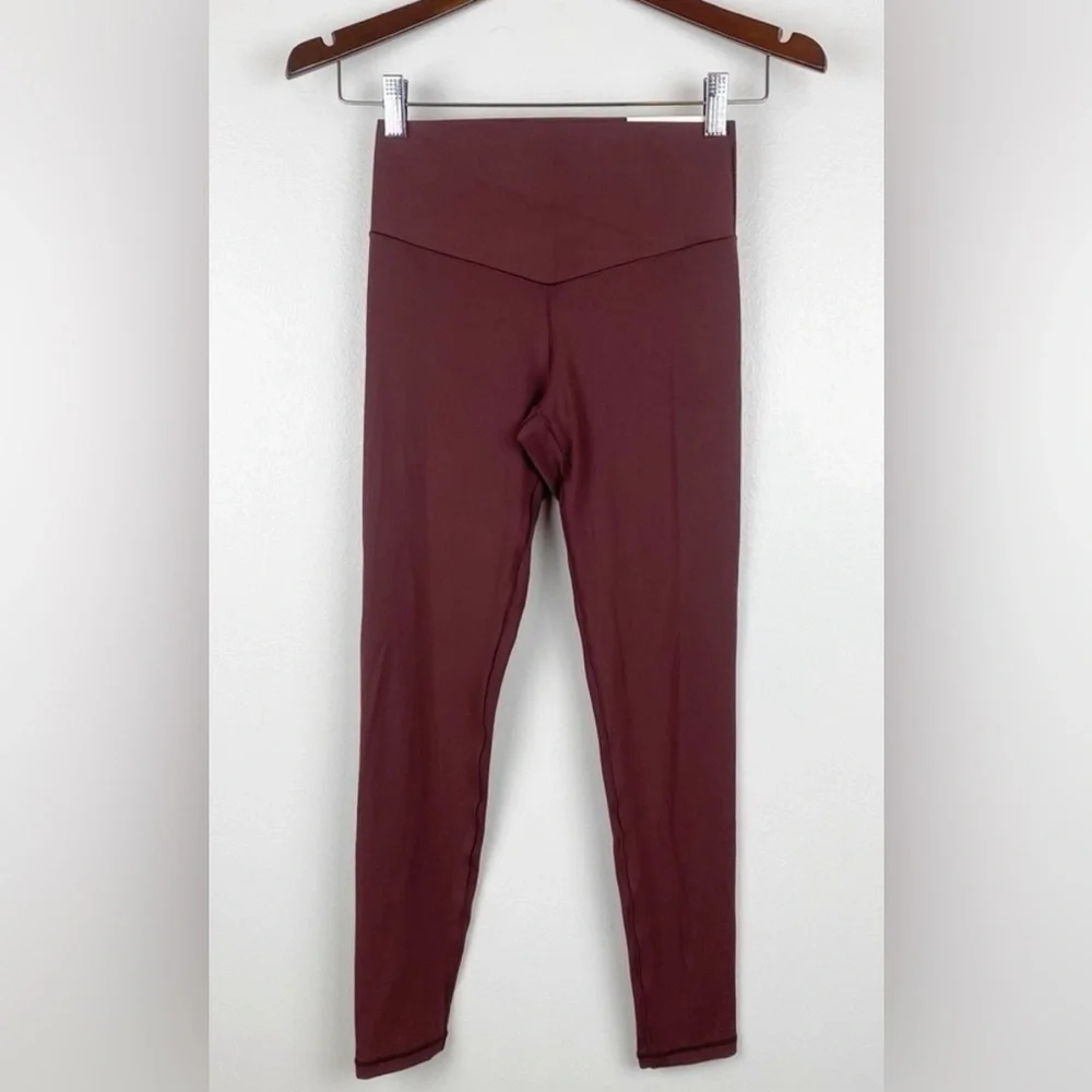 NWT Aerie Offline Real Me Xtra 7/8 Legging Burgundy Sz XS - Picture 3 of 9